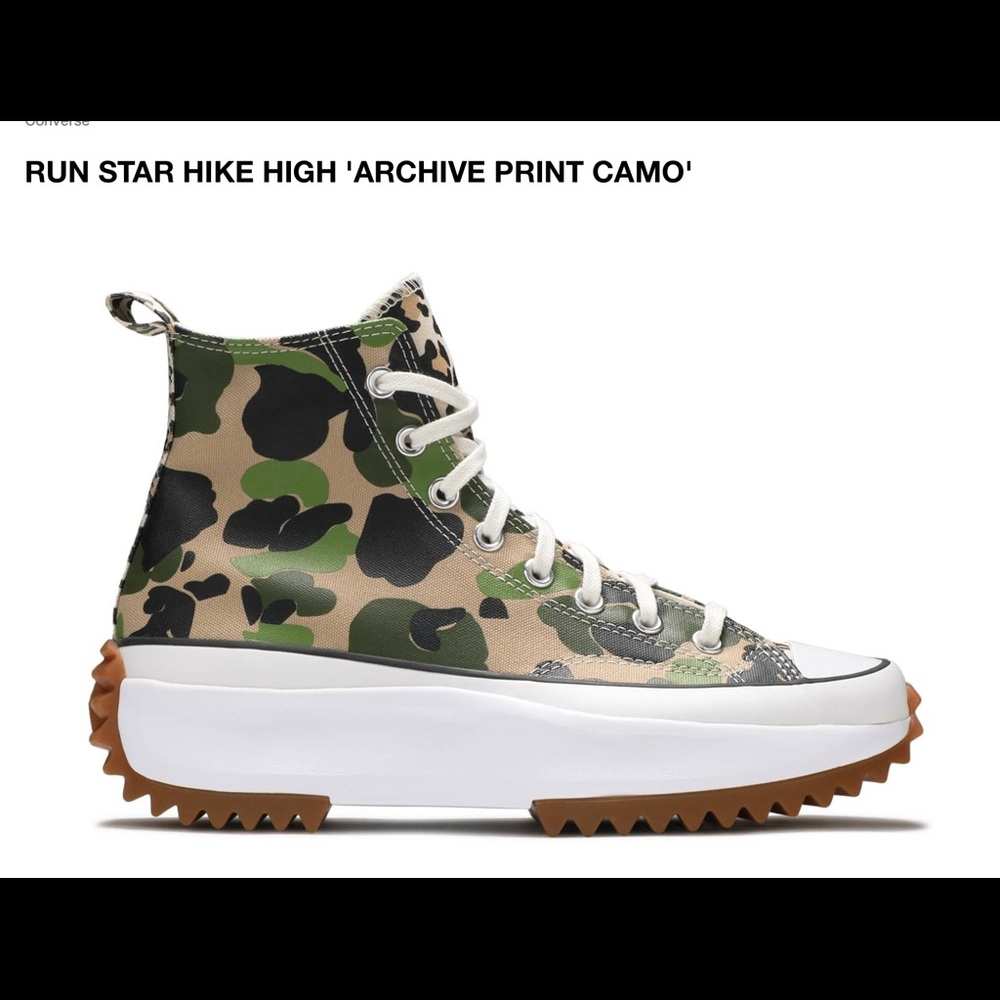 Converse Run Star Hike Camouflage